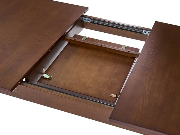 Ausziehbarer Tisch LARTO Braun - Holzwerkstoff - 90 x 76 x 180 cm