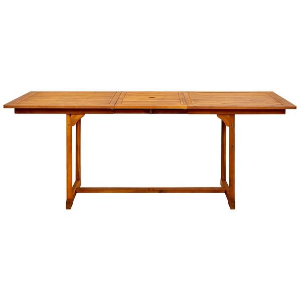 Table de jardin 3011259 Marron - Acacia - 200 x 75 x 200 cm