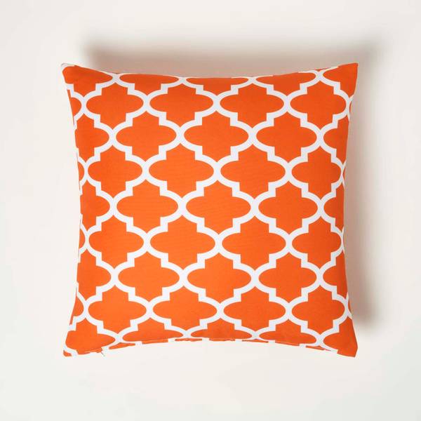 Outdoor-Kissen Nola 2er-Set Orange - Polyester - 45 x 7 x 45 cm