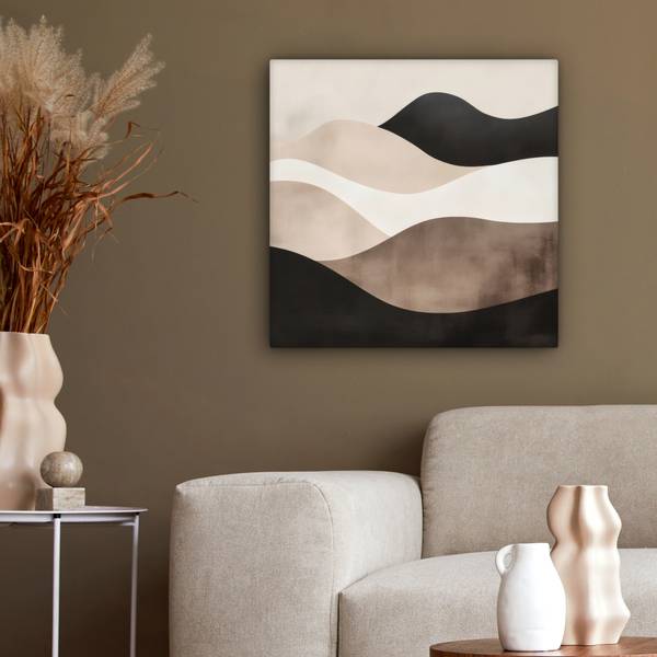TABLEAU SUR TOILE Abstrait 50 x 50 cm