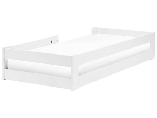Kinderbett PRIMELLES Weiß - Bambus - 95 x 38 x 207 cm