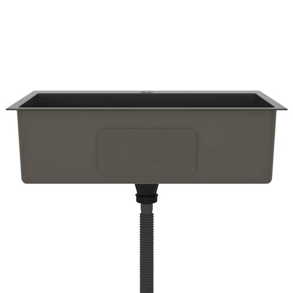 Küchenspüle 3007882 Schwarz - Edelstahl - 44 x 20 x 70 cm