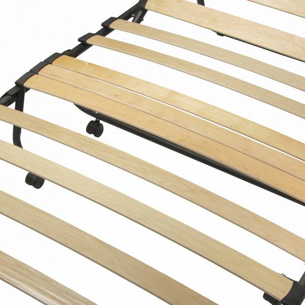 Troonz Opklapbed Napoli zwart - staal - 90 x 32 x 200 cm