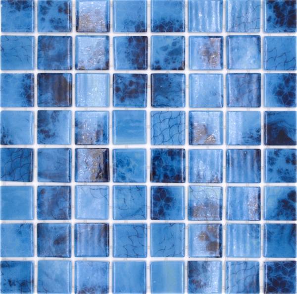 Mosaikfliesen 220-P56385 Blau - Glas - 32 x 32 x 32 cm