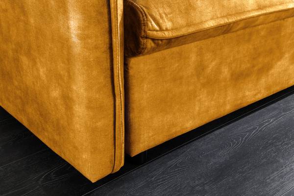 Schlafsofa APARTMENT mit Stauraum Senfgelb