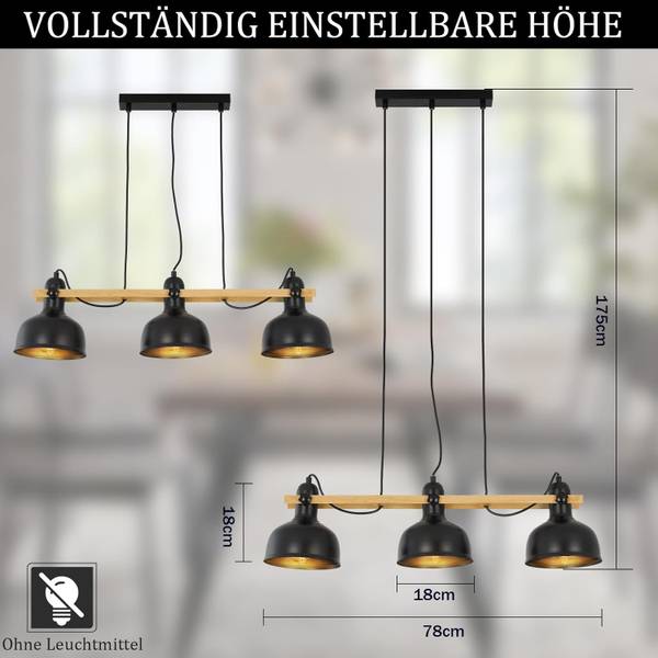 Pendelleuchte QW0 Tiefe: 75 cm