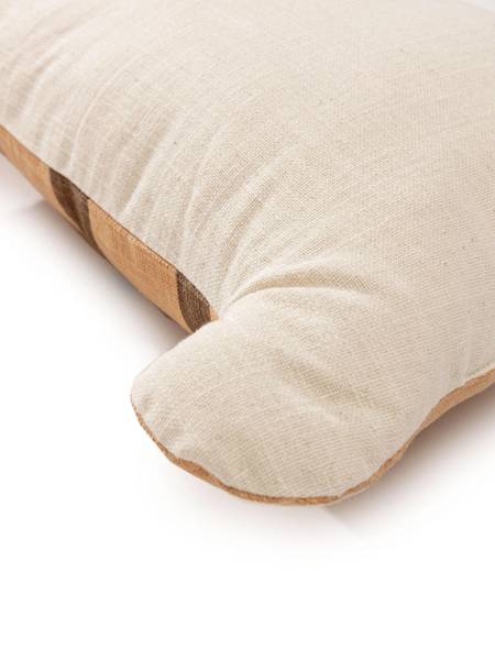 Kissen Savannah Orange - Naturfaser - 35 x 25 x 45 cm