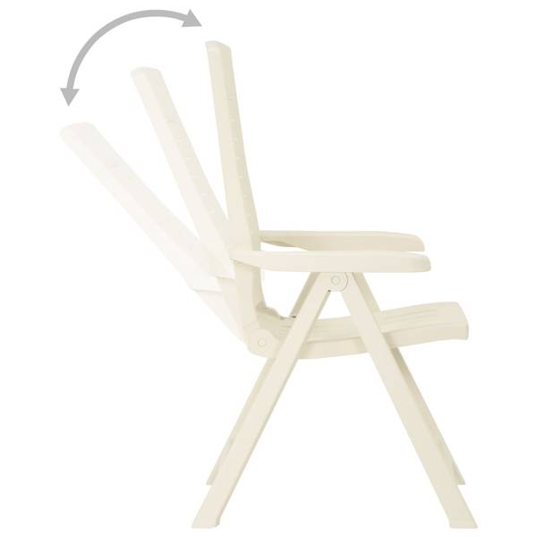 Chaise de jardin 3006046 (lot de 2) Blanc