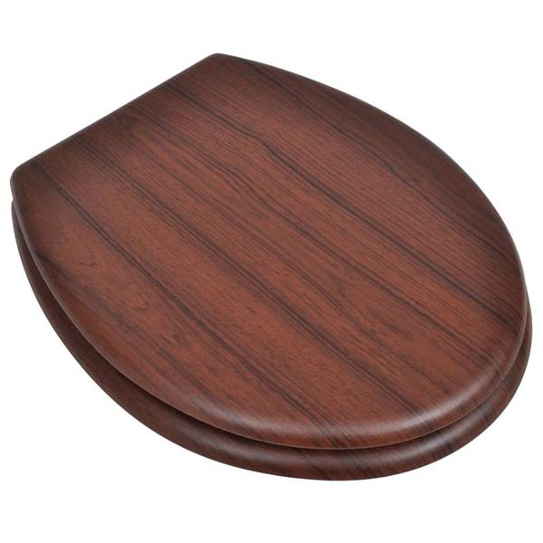 Siège de toilette 3002840-5 Marron - Bois manufacturé - 36 x 5 x 45 cm