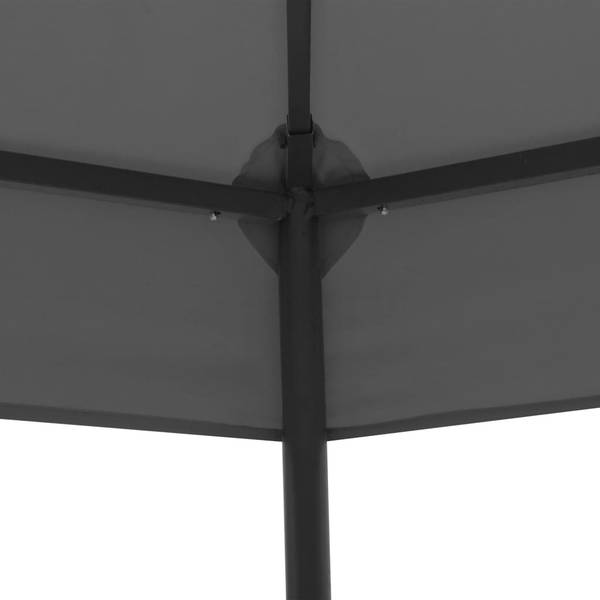 Gartenzelt 3004629 Grau - Stahl - 323 x 265 x 323 cm