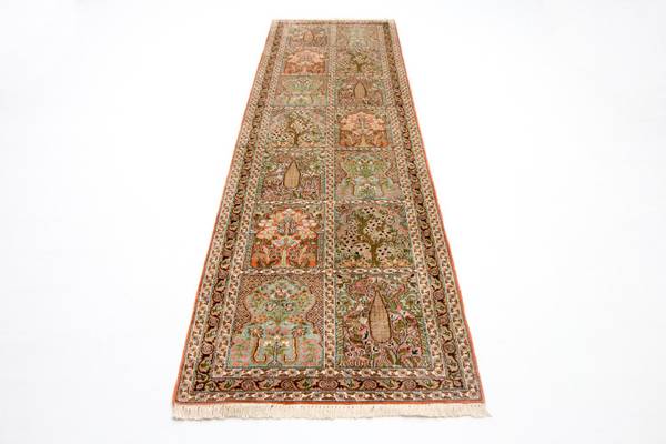 Orientteppich Läufer Premium Seide - 82 x 1 x 313 cm