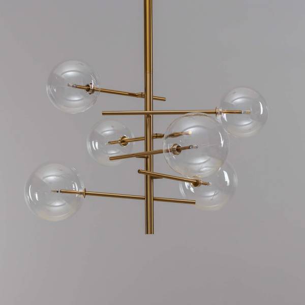 Hängeleuchte Osam Gold - Metall - 70 x 96 x 70 cm