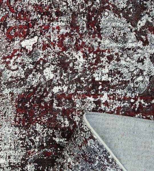 Marmor Look - Waschbar -Rot-120cmX160 Bordeaux - 120 x 160 cm