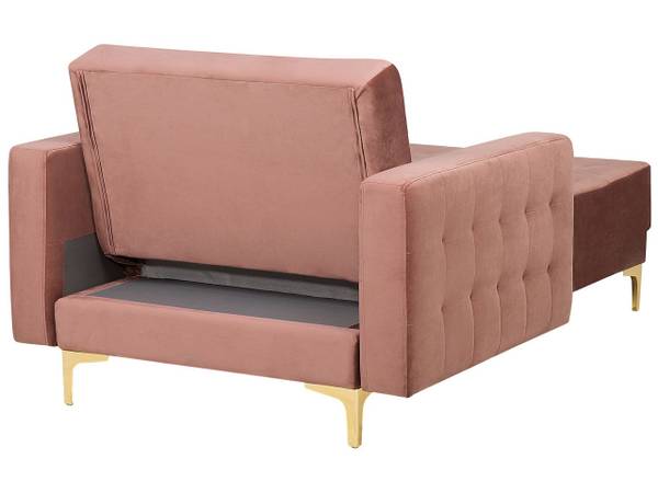 Chaiselongue ABERDEEN Gold - Pink