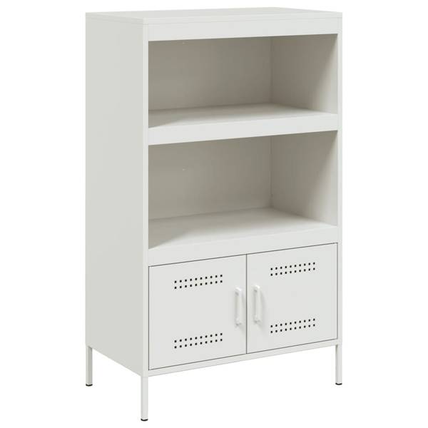 Highboard DE7666 Weiß - Metall - 68 x 113 x 39 cm