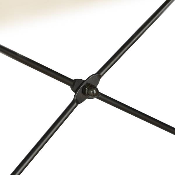 Standregal 6 Fächer Industrial Schwarz - Braun - Eisen - 95 x 180 x 35 cm