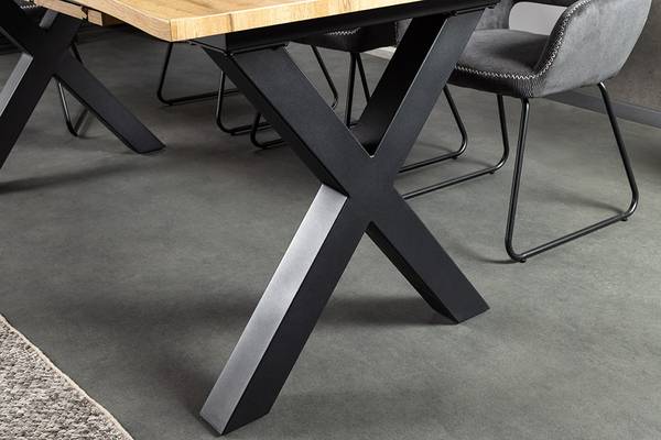 Esstisch WILD Braun - Wildeiche - 160 x 75 x 90 cm