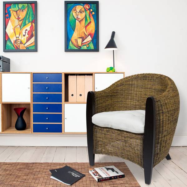 Sessel Bari Dunkelbraun