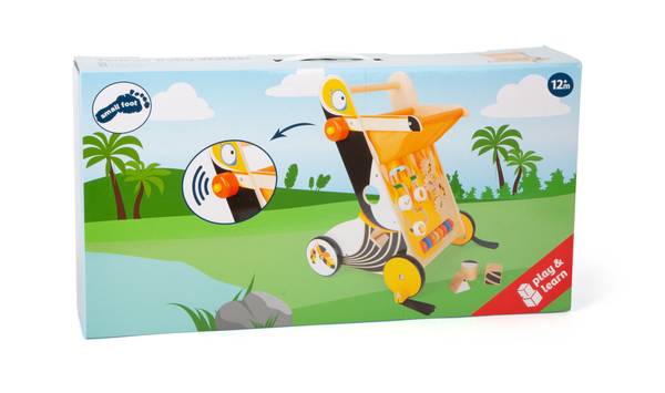 Lauflernwagen Tukan Orange - Holzwerkstoff - 32 x 49 x 35 cm