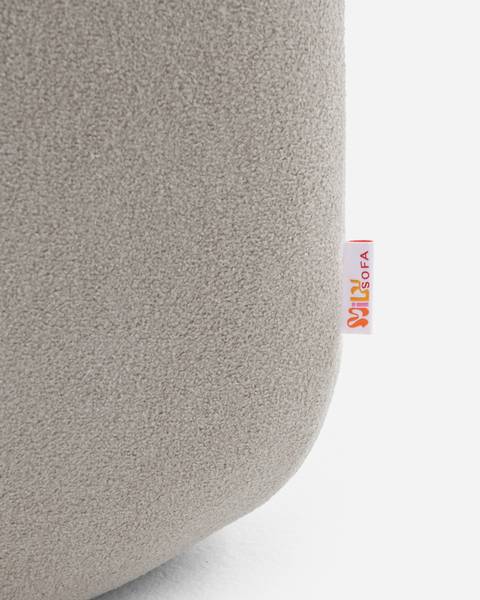Ecksofa sofaTIME mit Ottomane Beige