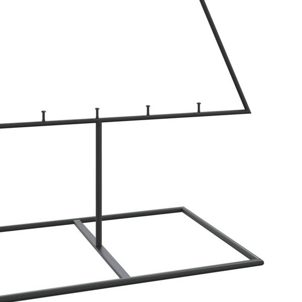 Sapin de noël en métal 3031927 Noir - Acier - 30 x 180 x 80 cm