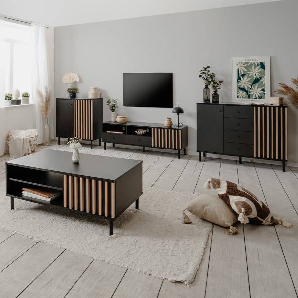 Couchtisch MONZA Braun - Holzwerkstoff - 67 x 47 x 111 cm