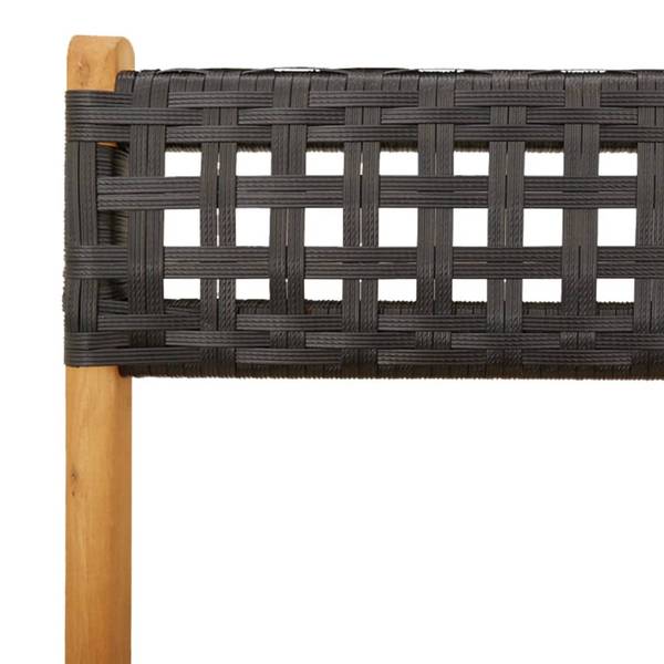 Garten-Essgruppe 3038328-3 (5-teilig) Schwarz
