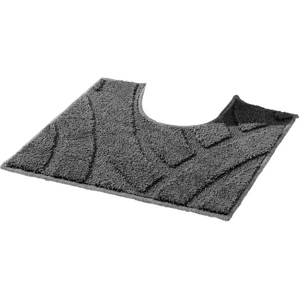 WC-Umrandung 210887 Grau - Textil - 50 x 2 x 50 cm
