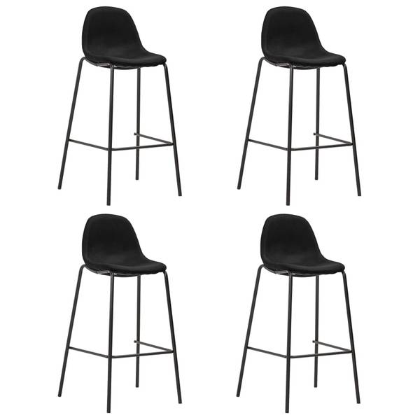 Bar-Set 5er Set XT4847 Schwarz - Metall - 60 x 110 x 120 cm