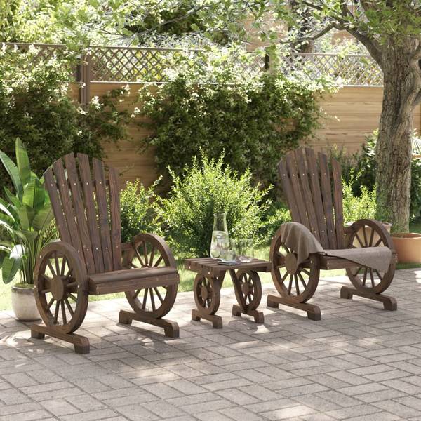 Loungeset 3032799-1 set van 3 bruin