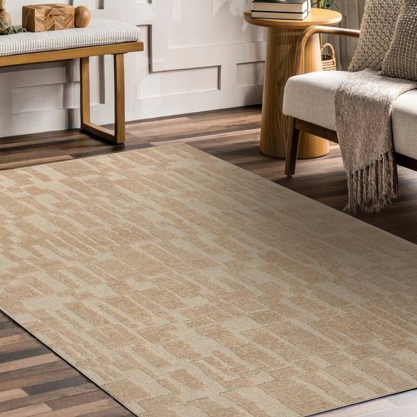 Tapijt P21518 beige - wol - 240 x 1 x 340 cm