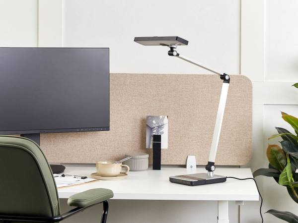 Bürolampen LACERTA Silber - Metall - 28 x 73 x 19 cm