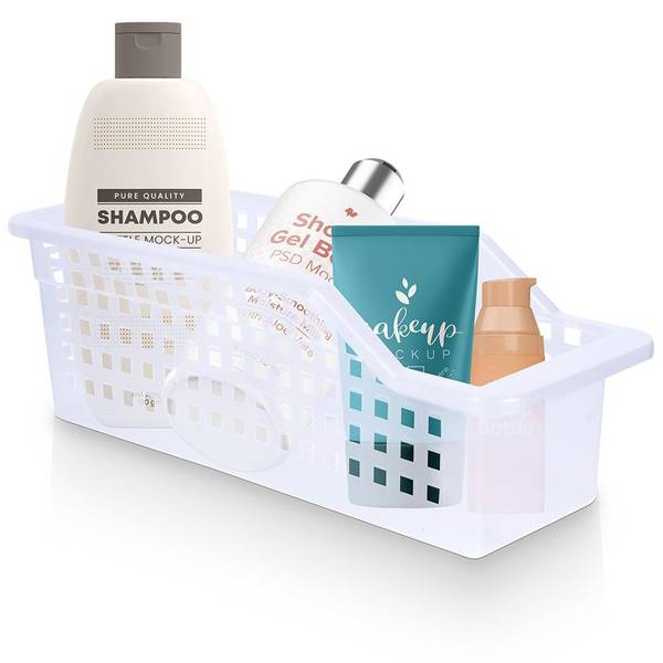 Kühlschrank-Organizer Weiß - Kunststoff - 13 x 12 x 35 cm