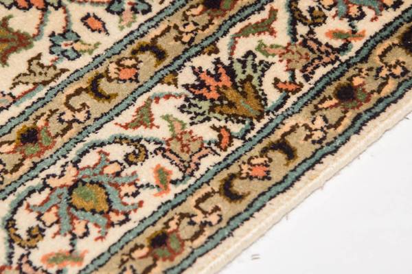 Orientteppich Premium Beige - Seide - 62 x 1 x 95 cm