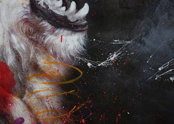 Ölgemälde Löwe H25 120 x 80 cm