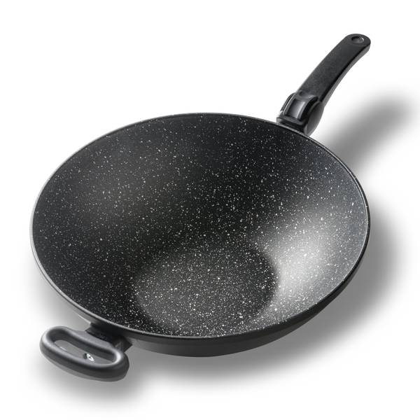 Wok Kempsey Aluminium - Anthrazit - ø 32