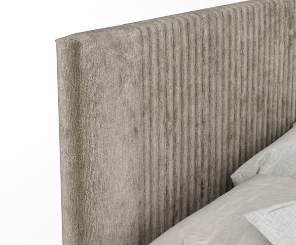 Boxspringbed Bergamo beige - Ligoppervlak breedte: 140 cm