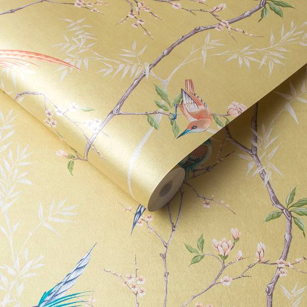 Vliestapete Tori Sommer Gelb - Fleece - 52 x 1005 x 1 cm