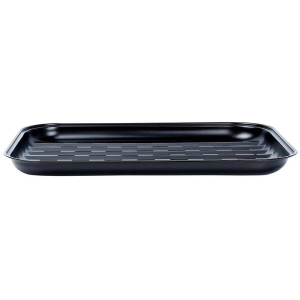 Grillplatte 489317 Schwarz - Metall - 24 x 2 x 35 cm