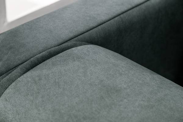 Ecksofa CLAN Grau - Polyester - Samt - 320 x 90 x 110 cm
