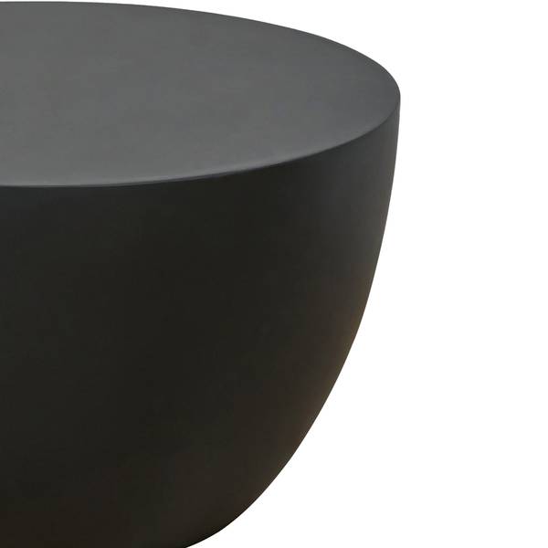 Couchtisch PARNU Schwarz - Stein - 64 x 39 x 64 cm