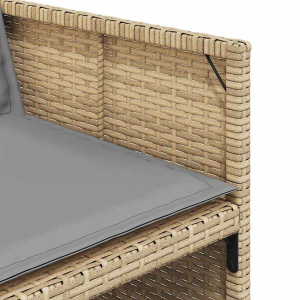 Gartenstuhl 3032896 4er Set Beige - Stahl - 50 x 79 x 54 cm
