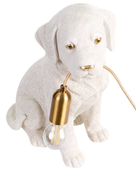 Tischlampen LUCKY Weiß - Kunststoff - 28 x 41 x 23 cm