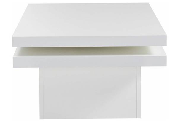 Couchtisch PRAG Weiß - Holzwerkstoff - 67 x 42 x 67 cm