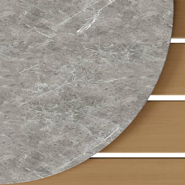 Gartenmöbel-Set MetaRopeNatur 5-teilig Grau - Holzwerkstoff - Glas - Metall - Kunststoff - Textil - 233 x 86 x 178 cm