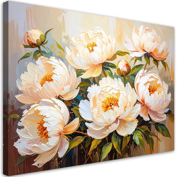 Leinwandbild Blumen 1-Teilig 100 x 70 cm