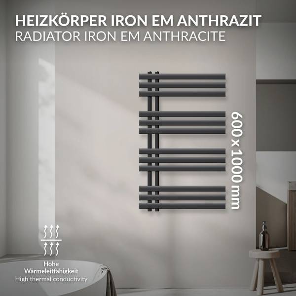 Radiateur Iron EM 299070460 60 x 100 cm