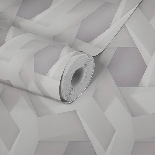 Vliestapete 387211-GU Grau - Fleece - 53 x 1005 x 1 cm