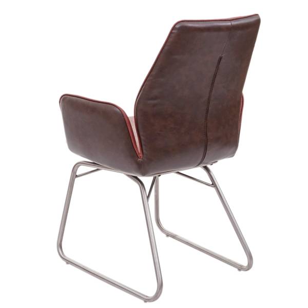 Eetkamerstoel G73 bruin - textiel - 62 x 90 x 56 cm