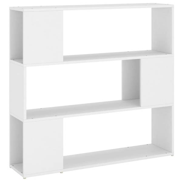 Bücherregal D9975 Weiß - Holzwerkstoff - 24 x 94 x 100 cm
